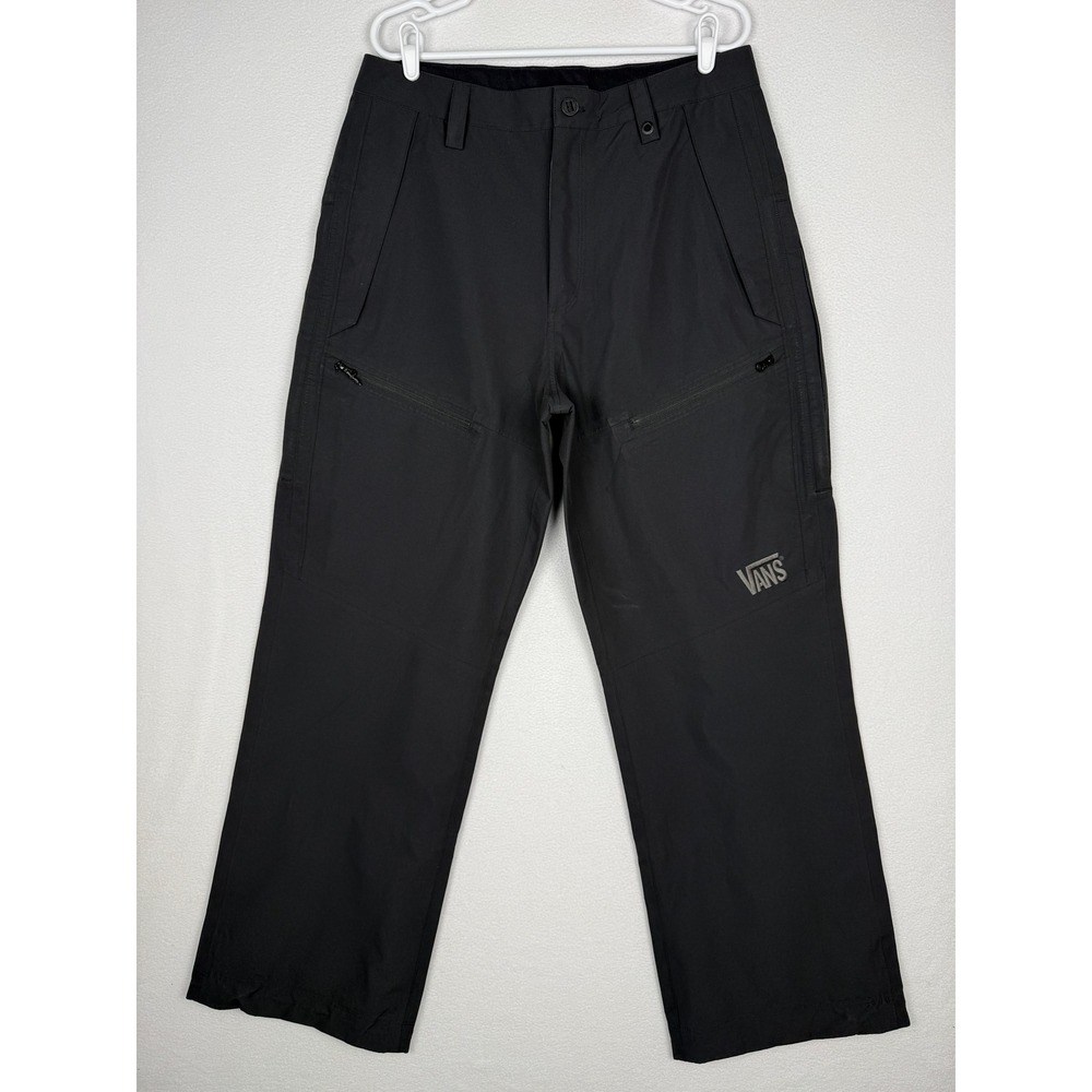Vans MTE High Country 3L Pants Mens M Black Zipper Pockets Snowboard VN0009UEBLK